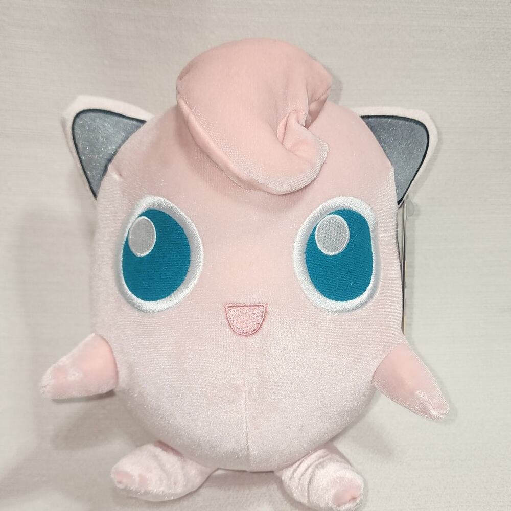 Pokémon JIGGLYPUFF plush 7" velvet NWT